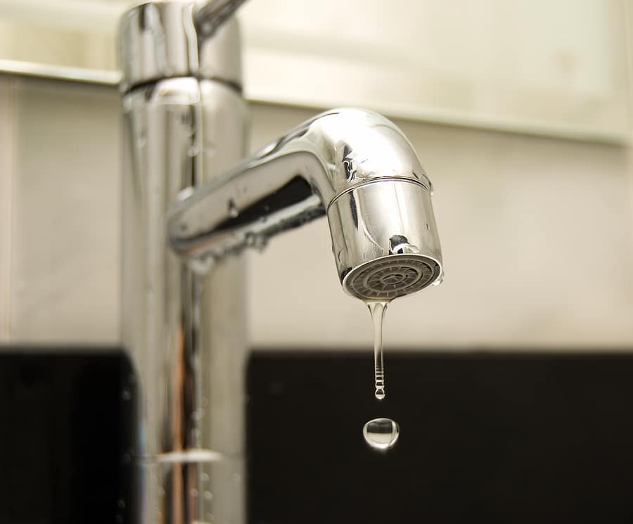 water tap closeup