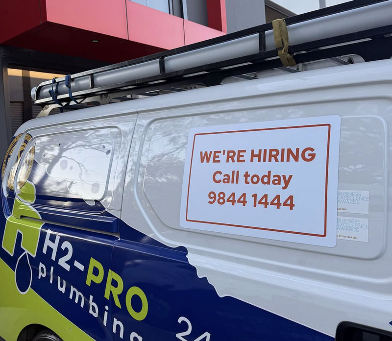 h2pro-hiring-plumbers Your local plumber - H2Pro Plumbing