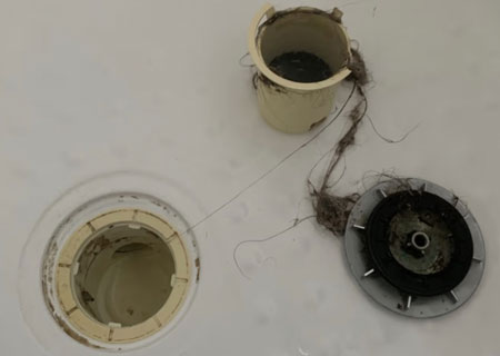 shower-wont-drain-h2pro-plumbing Shower wont drain?