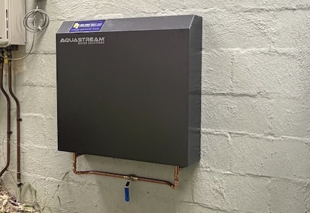 Aquastream water filtration system installed in The Basin